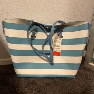 Zara stripe shoulder bag